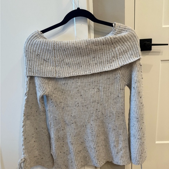 American Rag Gray Cowl Neck Sweater - Picture 6 of 6